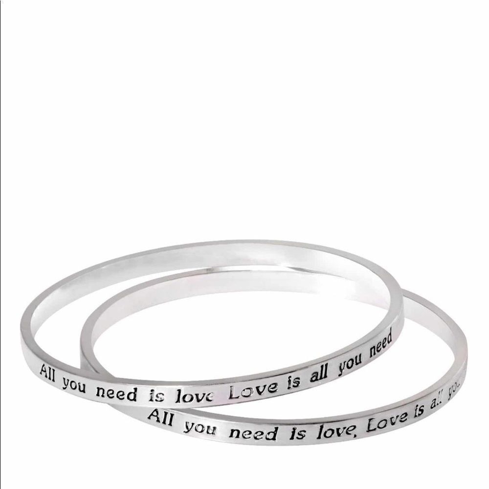 𝅺MUSIC Couture All you need is love bracelet set